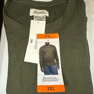 Boston Traders Olive Crewneck Sweater Top XXL
